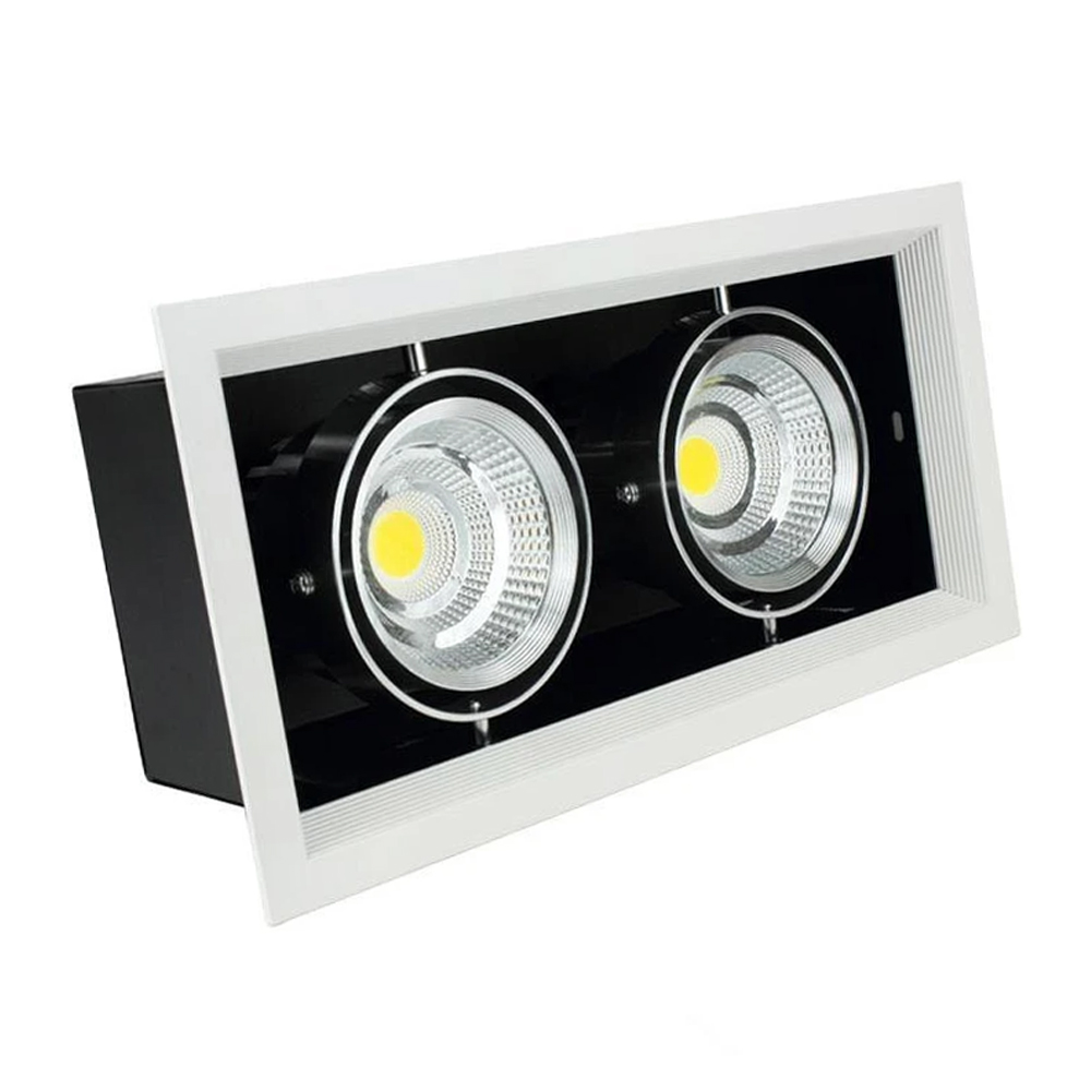 BrightLux-LED Grille Downlights – Double BrightLux-LED Grille Downlights – Double