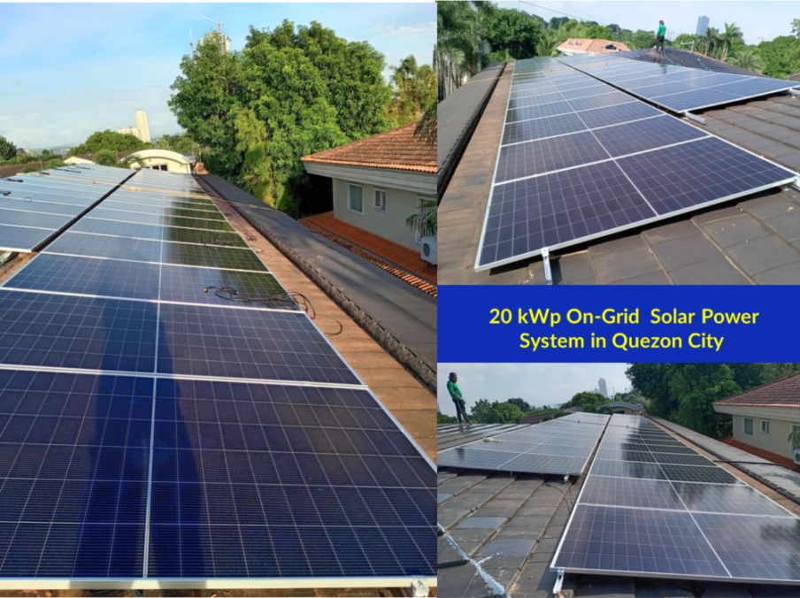 20kWp On-Grid Solar Power System in Quezon City 20kWp On-Grid Solar Power System in Quezon City